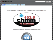 Tablet Screenshot of chmm.ca